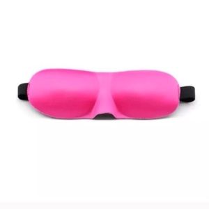 NWOT Pink Contoured Eye Mask